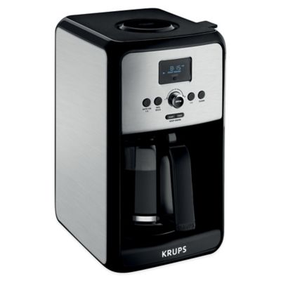 Krups Savoy 12-Cup Stainless Steel Coffee Maker - Bed Bath & Beyond